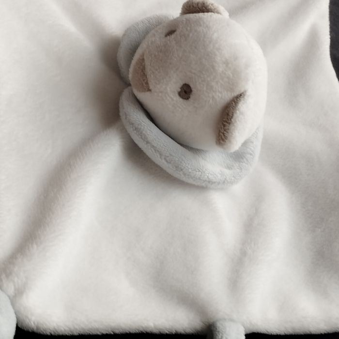 Doudou pour bébé avec anneau dentition - photo numéro 3