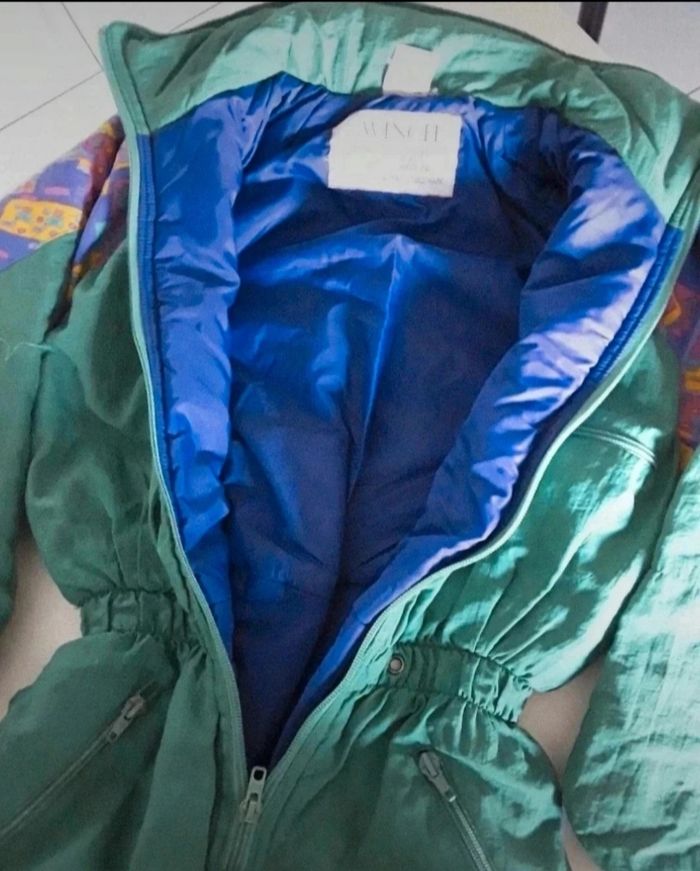 🫶 Combinaison de ski Wintch verte vintage – Taille 10 ans - photo numéro 2