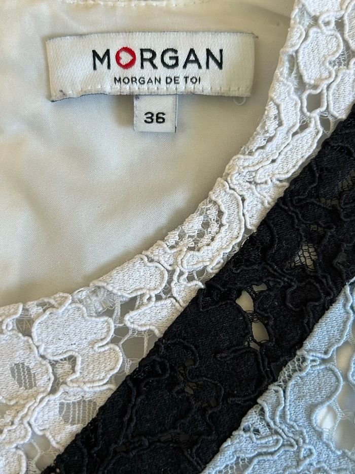 Robe en dentelle à manches longues Morgan taille 36 TBE - photo numéro 9