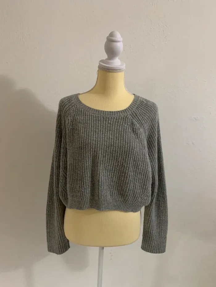 Pull court gris – Topshop – Taille 44