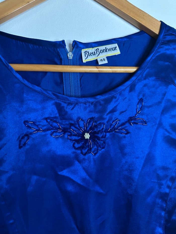 Tee shirt Bleu Bonheur T44 - photo numéro 2