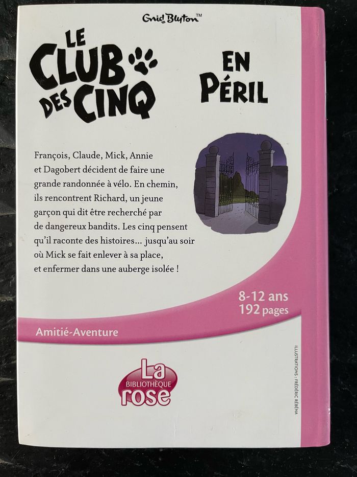 Livre Le club des cinq en péril de Enid Blyton - photo numéro 2