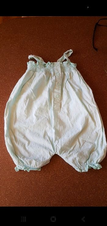 Combishort tape à l'œil 6 mois