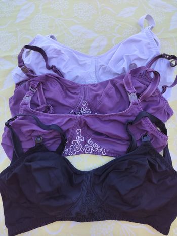 Lot de 4 soutiens gorge d'allaitement 90E