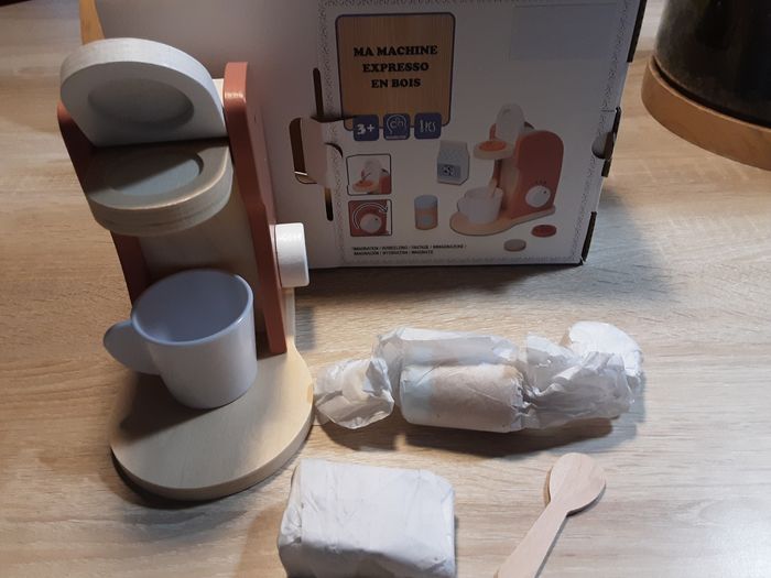 Machine a café express en bois - photo numéro 4