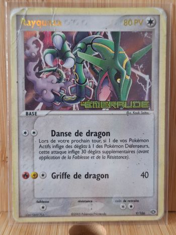 Rayquaza Stamp 9/106 EX Émeraude