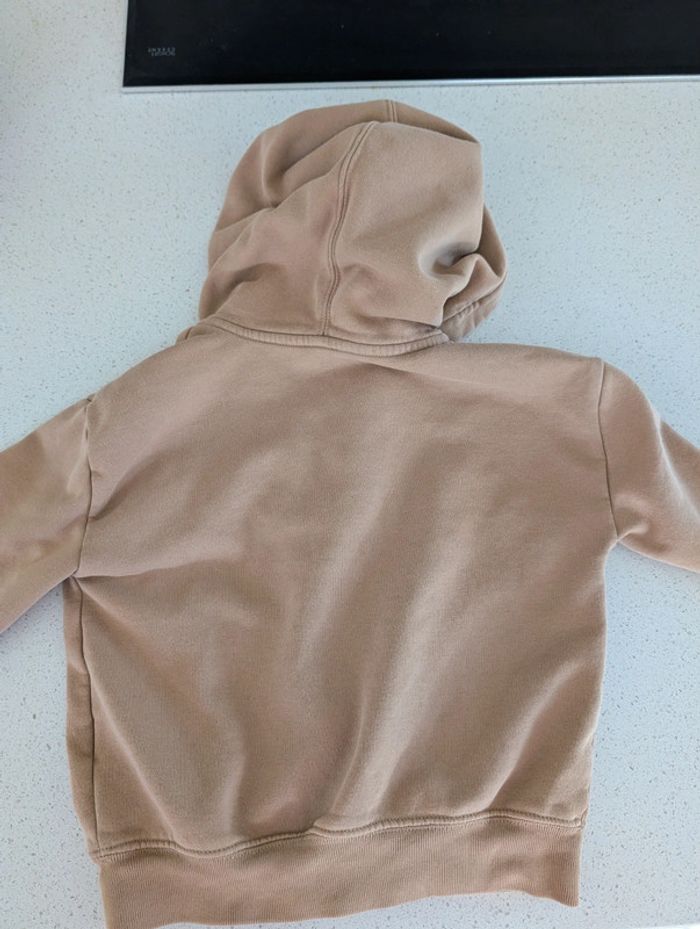 Sweat zippé camel - photo numéro 6