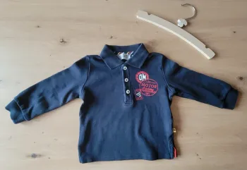 Polo om marine - 6 mois - 9 mois
