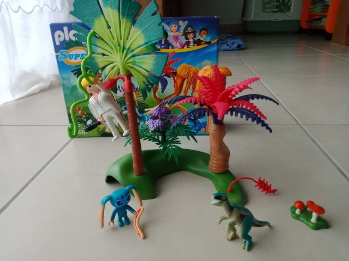 Playmobil Super 4 Ile perdue avec Alien et velociraptor - photo numéro 3