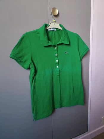 Polo Lacoste Vert taille 40