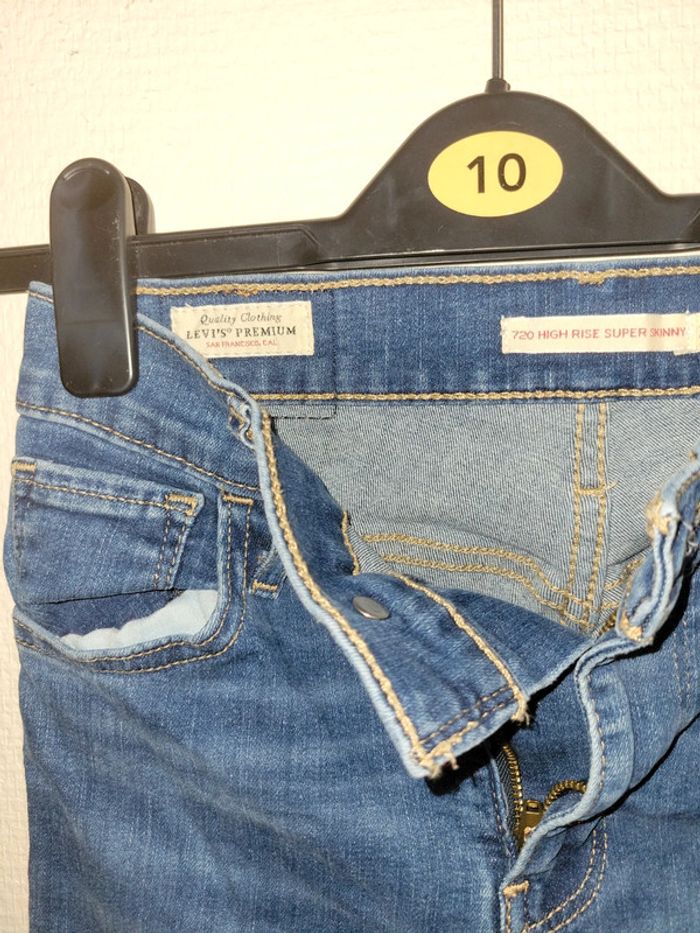 Jean 720 high rise super skinny levi's - photo numéro 5