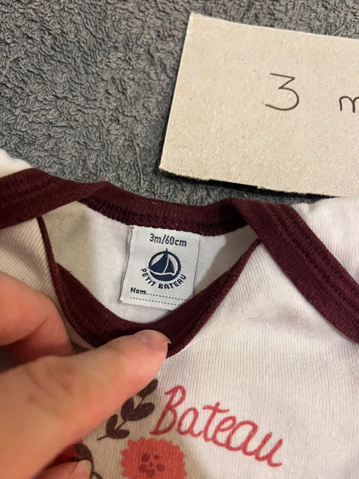 Lot de 2 body 3 mois - photo numéro 4