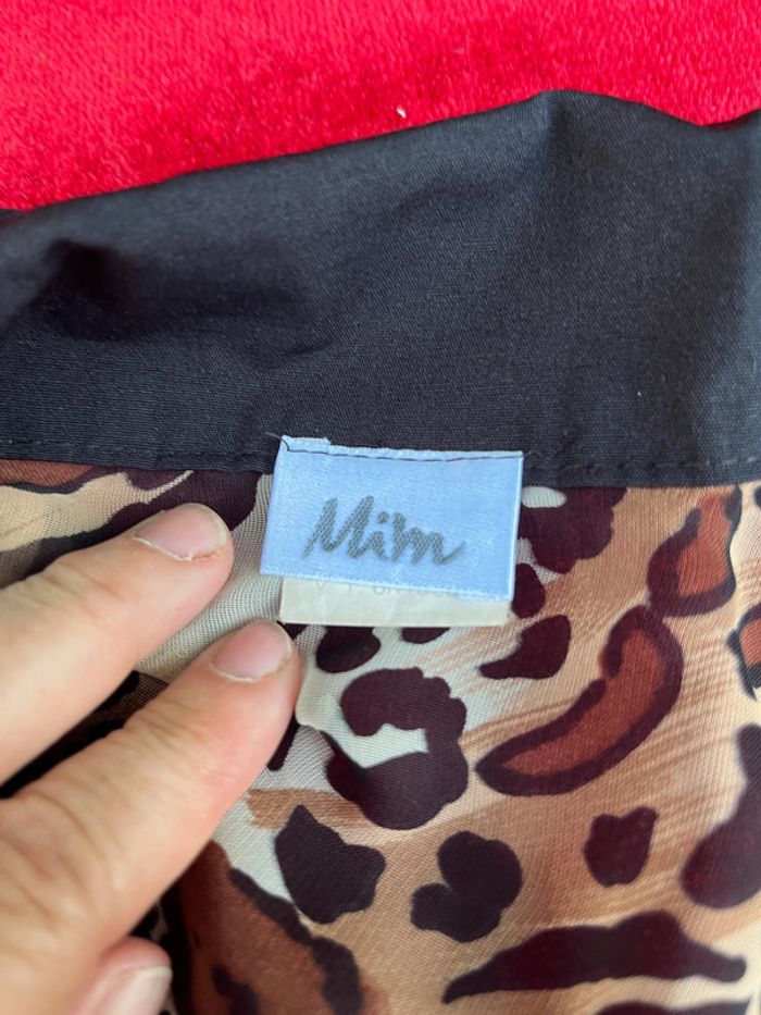 Superbe chemise en voile Mim Vintage Léopard Feuillage  T 38/40/42/44 - photo numéro 6