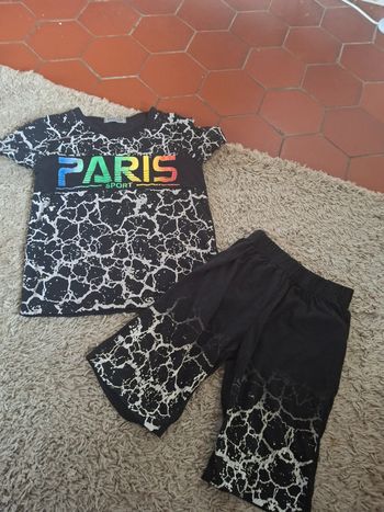 Ensemble short et t shirt 10 ans fashion garçon