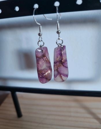 Boucle d'oreille pendante femme