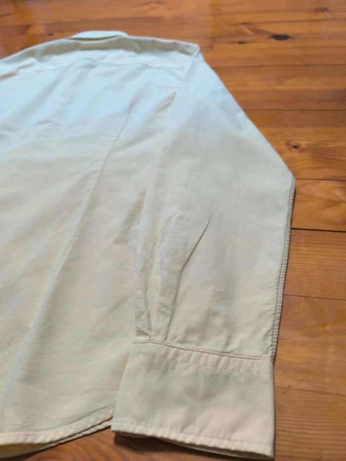 Chemise Ralph Lauren - Custom Fit - Logo brodé gris - Jaune - Taille XL - photo numéro 7