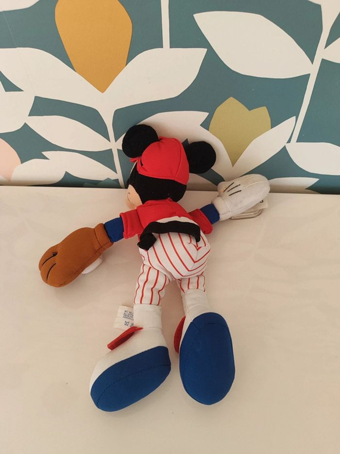 Peluche Mickey baseball vintage - photo numéro 2