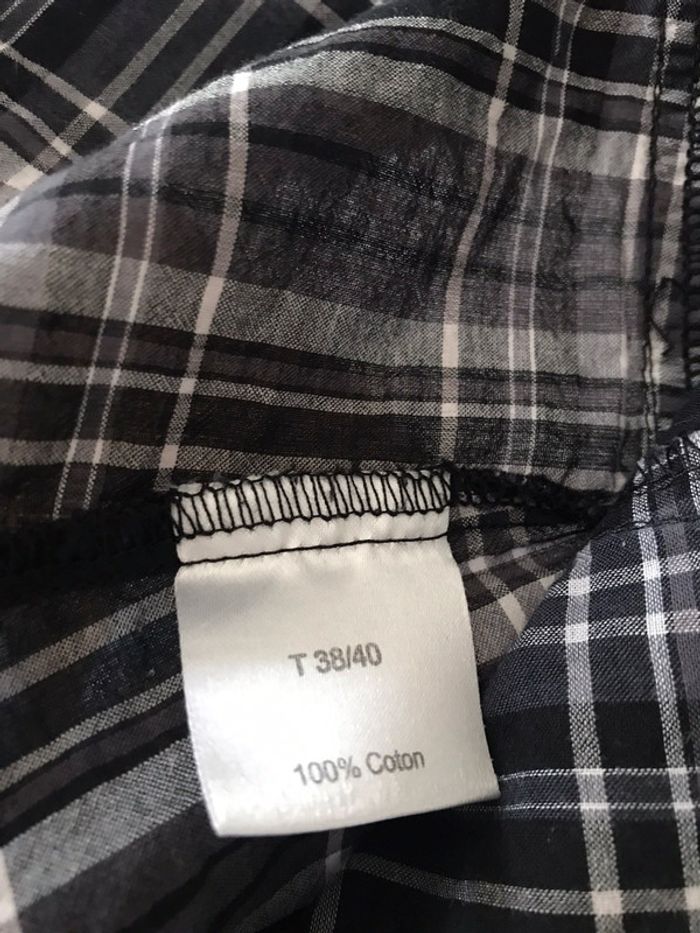 Tunique chemise à carreaux - photo numéro 3