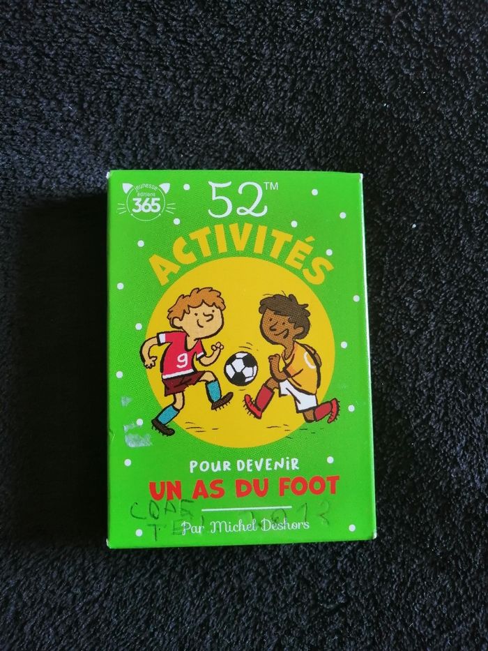 Jeu de carte special foot