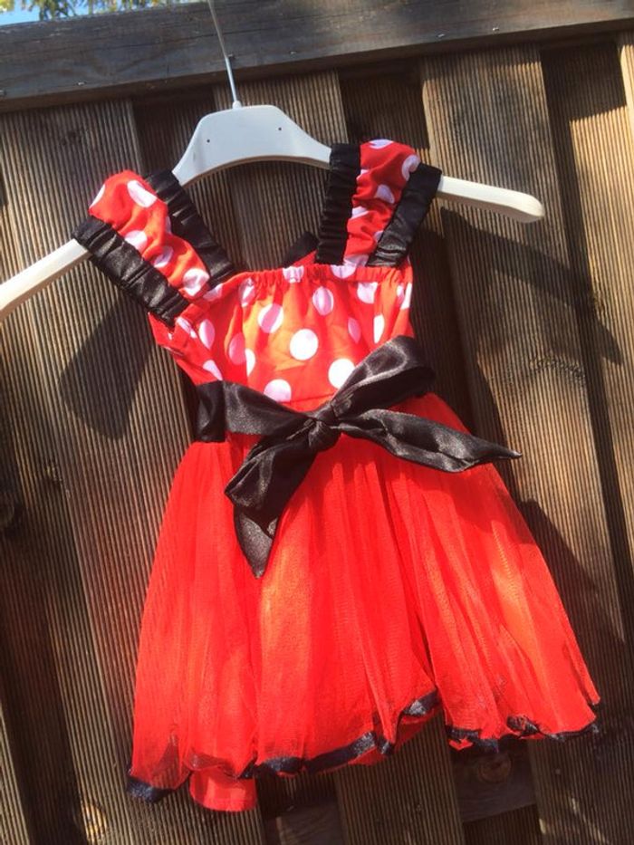 adorable robe minnie 1an, neuve avec étiquette - photo numéro 2