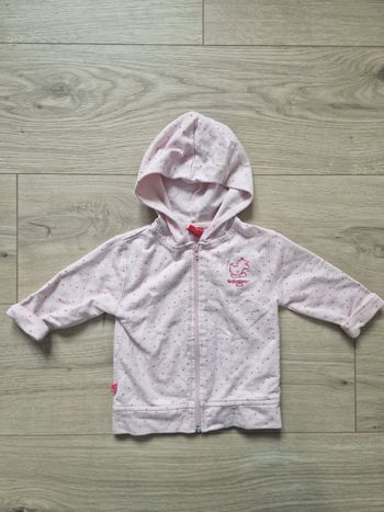 Sweat bébé fille à capuche Boite Babygro 6 mois