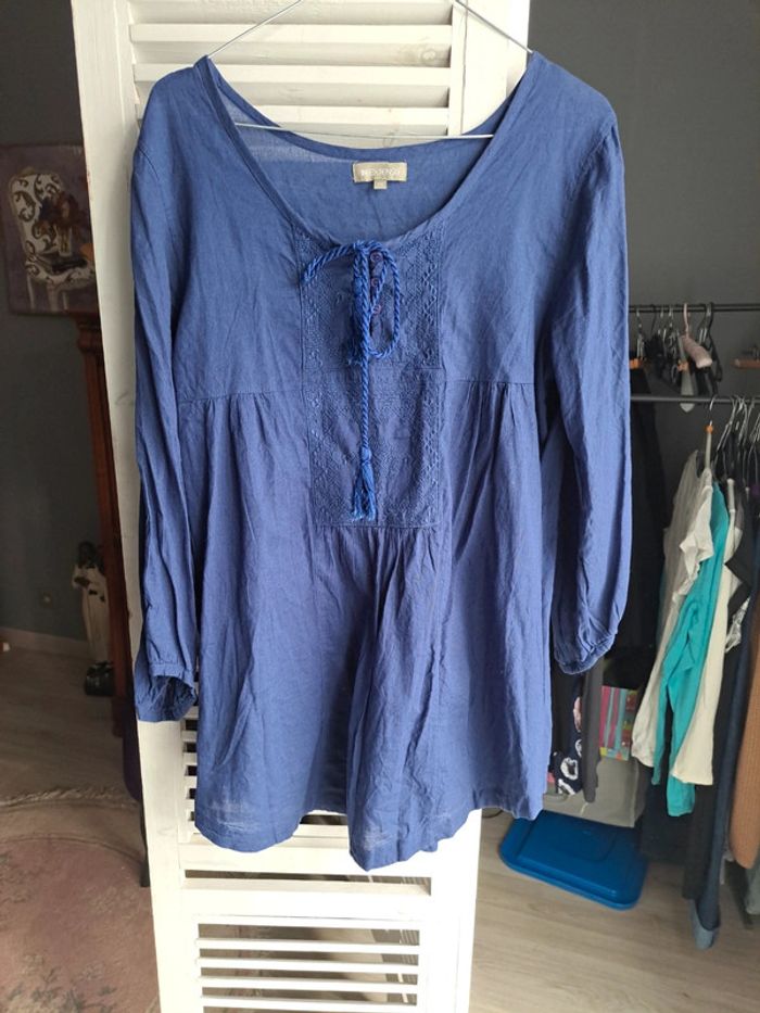 tunique bleue