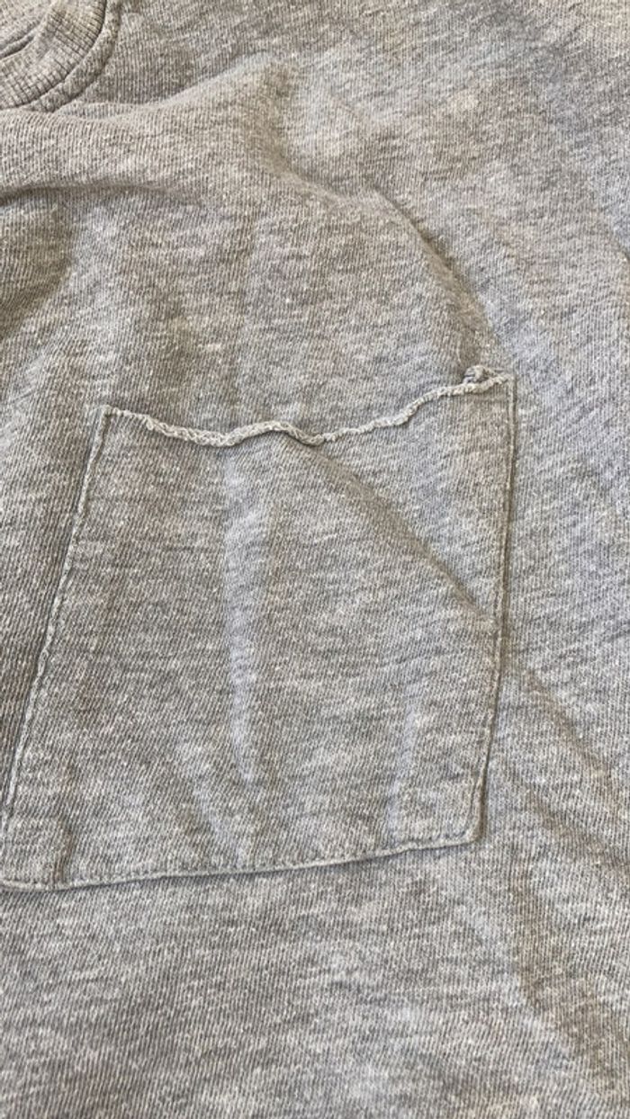 Tee shirt long gris - photo numéro 4