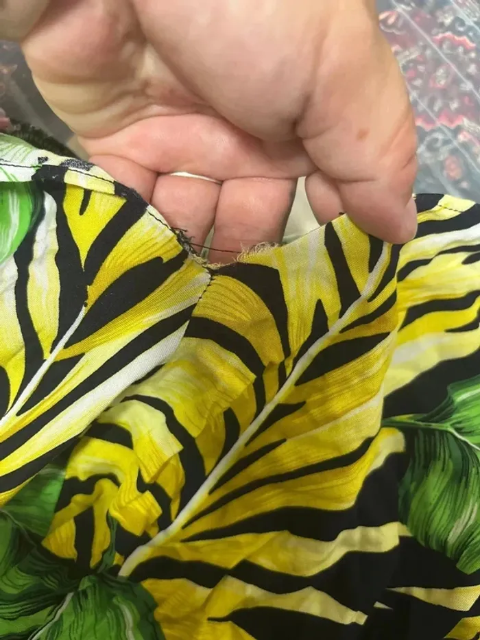 Robe été imprimée feuillage - fluide & colorée - taille S - photo numéro 3