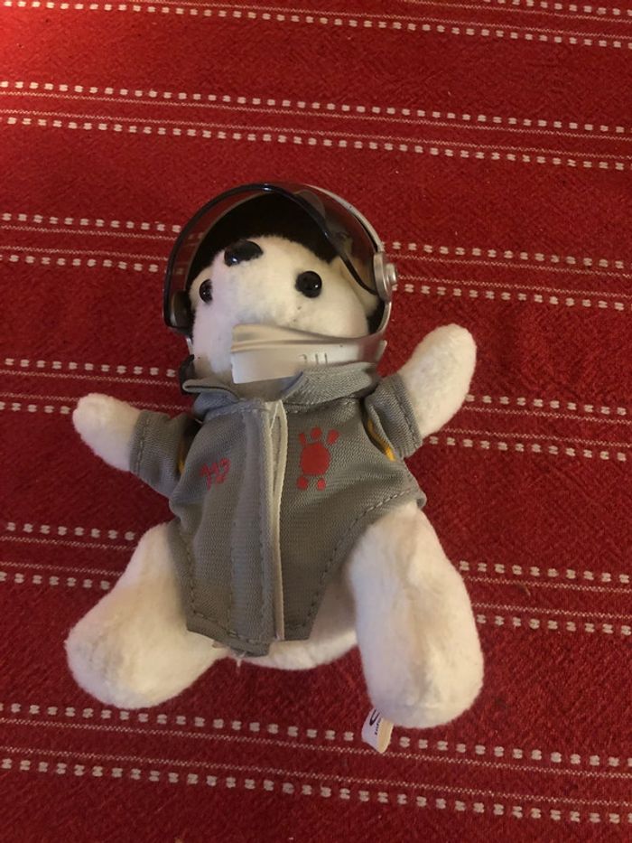 Peluche telethon sapeur pompier