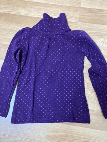 Sous pull violet 5 ans