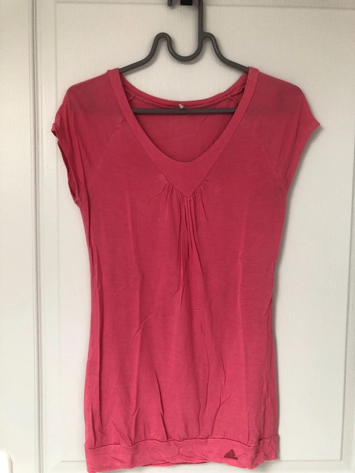 T shirt adidas fushia taille 36