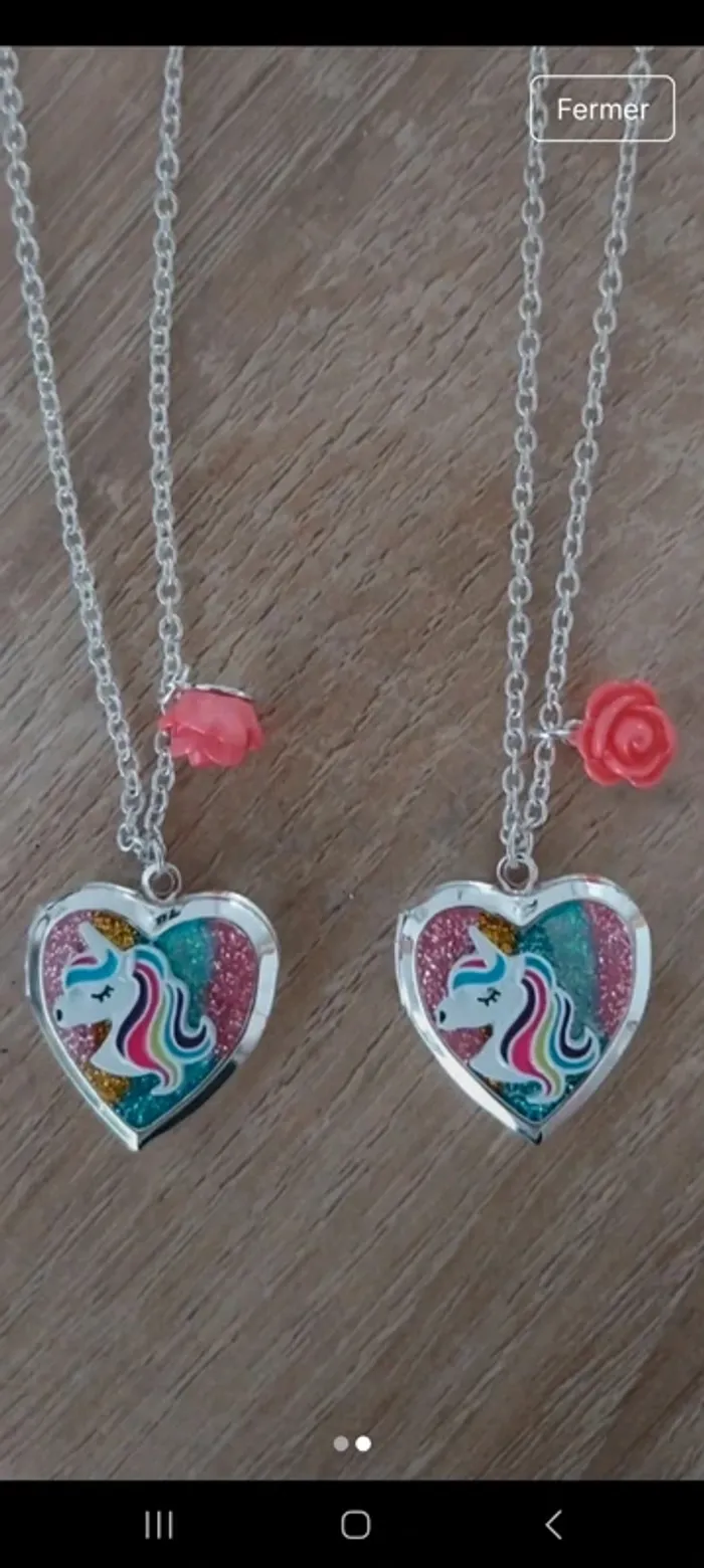 Collier de l'amitié Licorne - photo numéro 2