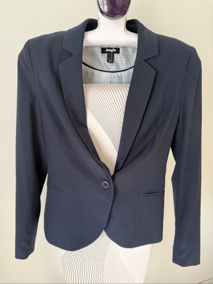 blazer bleu marine jennyfer