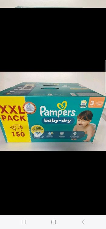 25 euro Xxl pack pampers taille 3