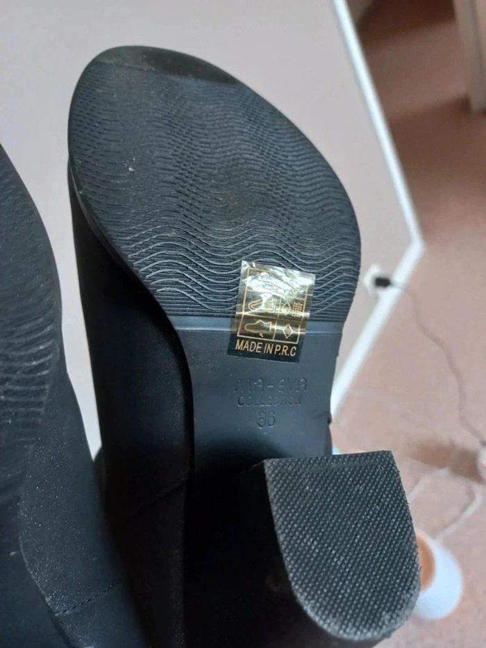 Bottine noir brillante - photo numéro 4