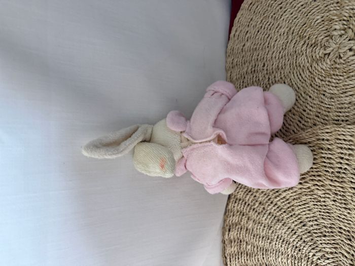 doudou lapin pyjama rose - photo numéro 3