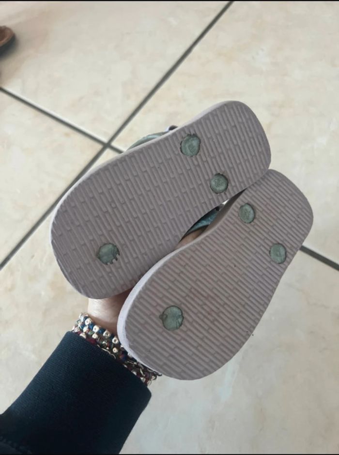 Sandales tongs pailletées Lila avec élastique Havaianas - photo numéro 4