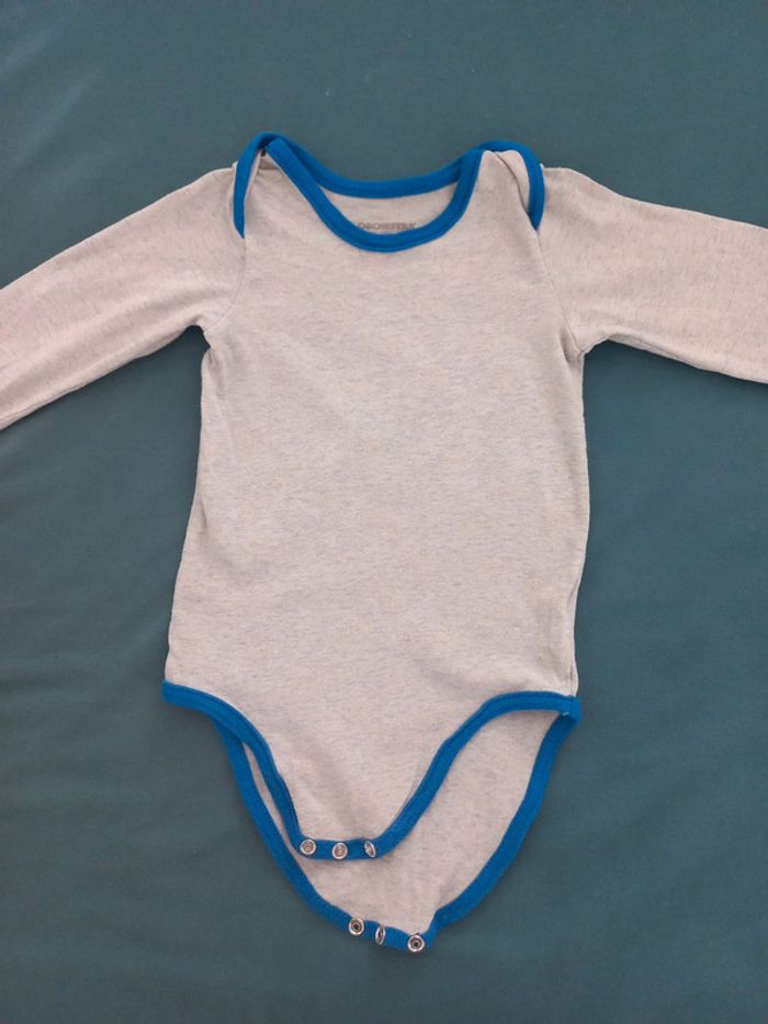 Body manches longues Orchestra 23 mois gris