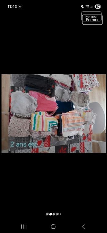 Lot de vêtements été fille 2 ans
