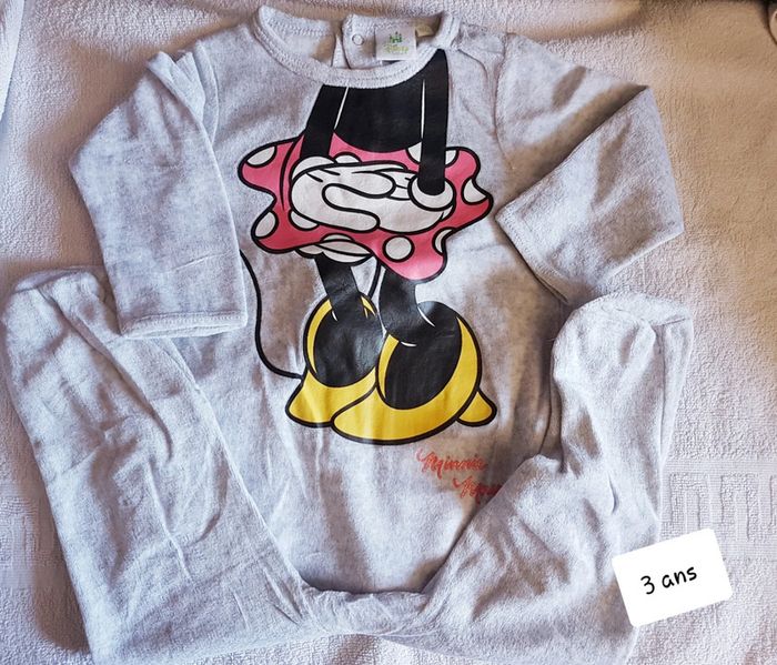 Pyjama velour Disney 3 ans