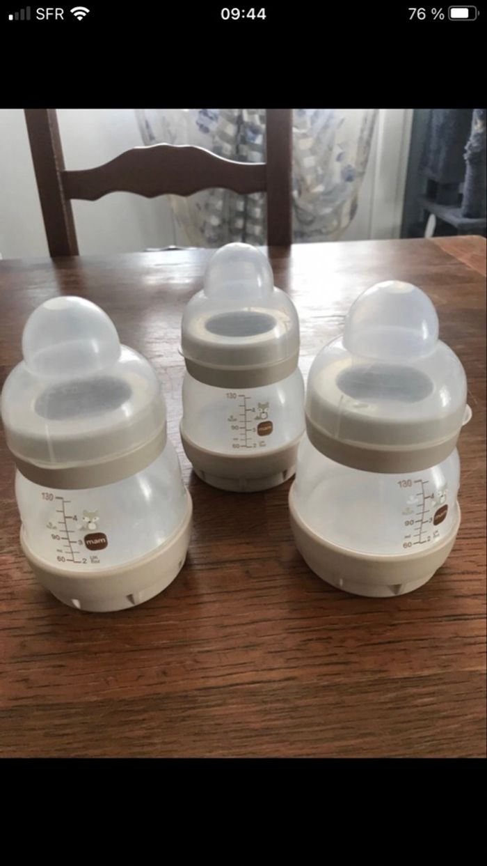 Lot biberons mam 130 ml - photo numéro 3