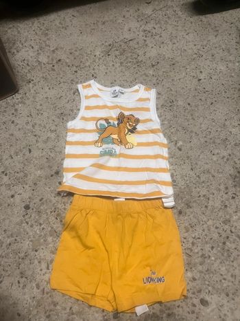 Ensemble roi lion taille 9 mois