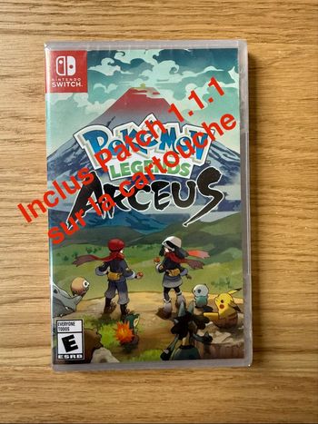 Légendes Pokémon Arceus Switch – Cartouche version 1.1.1 – Pas de mise à jour à télécharger – Rare
