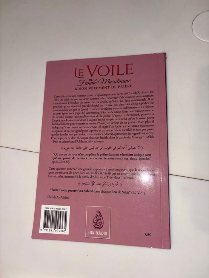 Livre Le voile de la femme musulmane - photo numéro 2