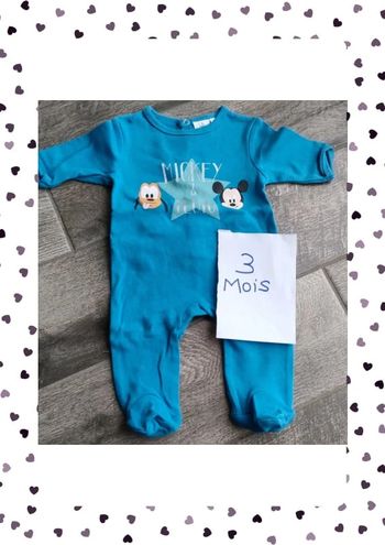 Pyjama manches longues coton Mickey Disney