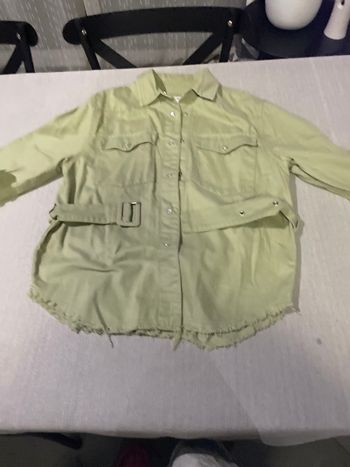 Veste chemise verte