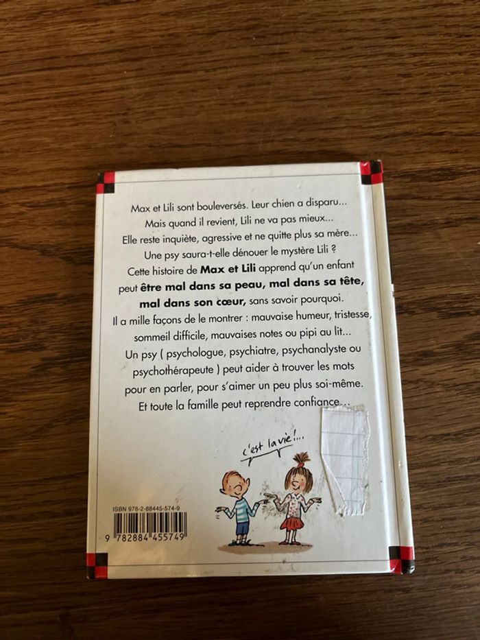 Livre Lily va chez le psy - photo numéro 2