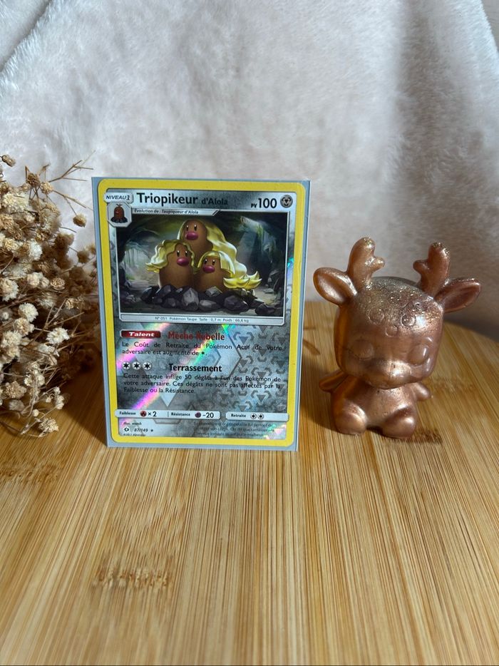 Carte Pokémon Triopikeur d’Alola Reverse Rare - 87/149 de 2017