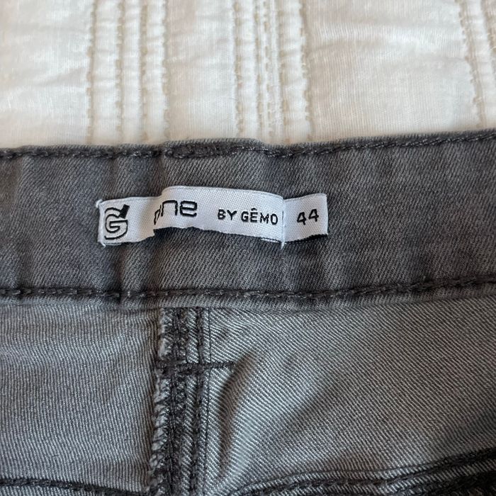 Jean skinny  gris délavé