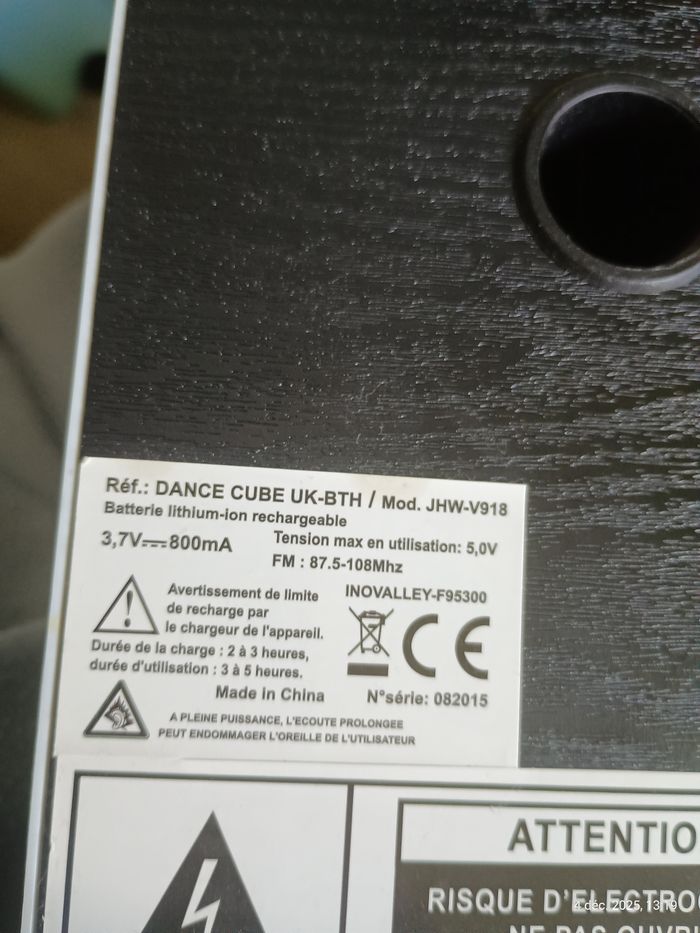 Enceinte bluetooth lumineuse - photo numéro 6